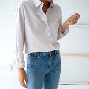 AYR The Deep End Button Down Shirt Size M